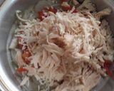 Foto del paso 1 de la receta: Torta de cebolla, queso costeño y pollo