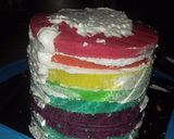 Foto langkah ke 3 dari resep Rainbow Cake.
