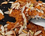 A picture of step 5 of Rava modak.