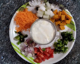 மல்டி வெஜ்  ரைத்தா (curd) ரெசிபி ஸ்டேப் 1 புகைப்படம்