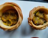 ओपन समोसा बास्केट रेसिपी चरण 4 फोटो