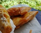 Foto langkah ke 5 dari resep Martabak telur kulit lumpia👍.