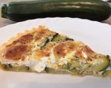 Une image de l'étape 6 de Quiche courgette chèvre.