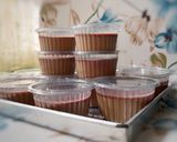 Foto langkah ke 4 dari resep Puding Kopi Fla Coklat.