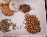 A picture of step 1 of Beef Yakhni pulao biryani.