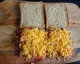 A picture of step 1 of Cheese and Tomato Grilled Sandwich.