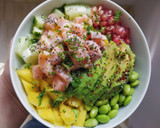 Foto del paso 6 de la receta: Poke de salmón y granada