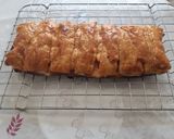 Foto del paso 3 de la receta Trenza hojaldre, bacon, queso cabra y jamón york