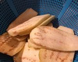 Foto del paso 1 de la receta: Milanesas de berenjena 🍆