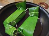 Nasi tutug oncom bakar