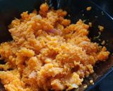 A picture of step 1 of Carrot thoran (kerala style).