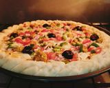 A picture of step 5 of Cheesy Bites Petals Pizza 🍕🍕.