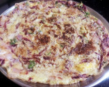 பீட்ரூட் ஆம்லட் (ரோஸ் நிறம்) (Beetroot Omlette Recipe in Tamil) ரெசிபி ஸ்டேப் 4 புகைப்படம்