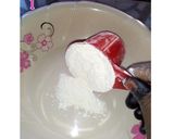 A picture of step 1 of Sandwich bread.