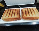 A picture of step 5 of Grilled Potato&Onion low fat Sandwich.
