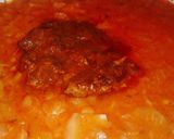 Paradicsomos káposzta főzelék rostélyossal recept fázis 12 fotója