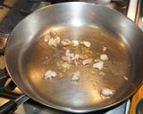 A picture of step 2 of Cajun pork and lentils.