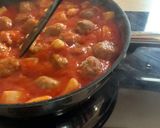 Foto del paso 10 de la receta: Albóndigas con sepia y guisantes