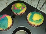 Cupcakes Arcoiris (Sin Manteca)