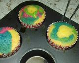 Foto del paso 4 de la receta: Cupcakes Arcoiris (Sin Manteca)