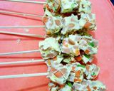 Foto langkah ke 6 dari resep Sate Telur Sosis.