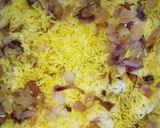 A picture of step 5 of Beef biryani rice.
