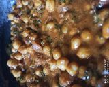A picture of step 9 of Kabuli Chana Biryani /Chickpea Biryani.