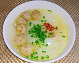 Hình bước làm 2 của món Mì bò viên