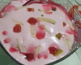 A picture of step 3 of Rooh Afza ice cream.
