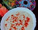 A picture of step 2 of Kashmiri Raita.