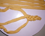 A picture of step 7 of Lemon flavored braided mandazi.