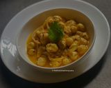 A picture of step 8 of Makhana Curry.