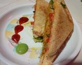 A picture of step 5 of Club sandwich.
