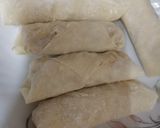 A picture of step 1 of Chicken rolls.
