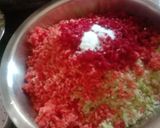A picture of step 2 of Dry Manchurian.