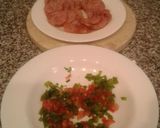 Foto del paso 1 de la receta: Arroz con chorizo criollo y tortilla de huevo con vegetales!!