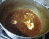 A picture of step 6 of Mushroom Matar (peas) Masala.