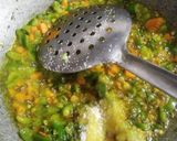 A picture of step 2 of Veg upma.