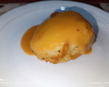 Foto del paso 5 de la receta: Bomba de patata rellena, con suquet de langostinos