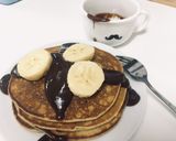 Gambar langkah 4 resipi Pancake Pisang.