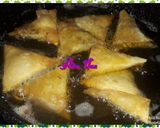 A picture of step 8 of Mince samosas With Tea! (Keemay ke samosay).