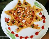 A picture of step 6 of Pav Bhaji Sunflower Paratha.