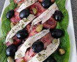 Foto del paso 4 de la receta: Ensalada de espinacas, tomate y boquerones en vinagre