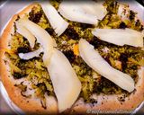 Foto del passaggio 2 della ricetta Pizza Gluten Free con Broccoli, Caciocavallo e Nduja