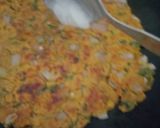 A picture of step 8 of Besan ki koki.