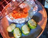 Foto del paso 4 de la receta: Pechuga de pollo al horno 🎁 🐥y zapallitos rellenos