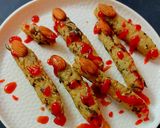 A picture of step 7 of Spooky Witch Poha Fingers.
