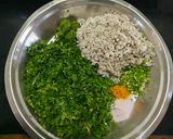 A picture of step 2 of Undhiyu.