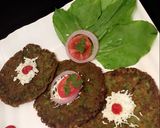 A picture of step 5 of Hara bhara oats chilla.