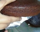 A picture of step 6 of Eggless cake.